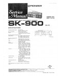 Сервисная инструкция Pioneer SK-900