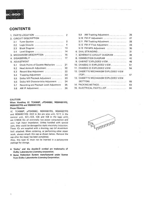 Сервисная инструкция Pioneer SK-900