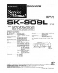 Сервисная инструкция Pioneer SK-909L
