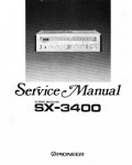 Сервисная инструкция Pioneer SX-3400