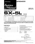 Сервисная инструкция Pioneer SX-5L