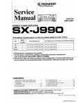Сервисная инструкция PIONEER SX-J990