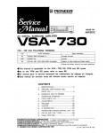 Сервисная инструкция Pioneer VSA-730