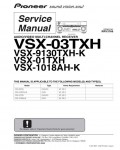 Сервисная инструкция Pioneer VSX-01TXH, VSX-03TXH