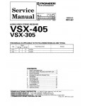 Сервисная инструкция Pioneer VSX-305, VSX-405