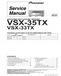 Сервисная инструкция Pioneer VSX-33TX, 35TX