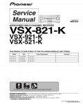 Сервисная инструкция PIONEER VSX-521, 821, 921, RRV4167