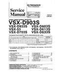 Сервисная инструкция Pioneer VSX-D603S, VSX-D613S, VSX-D633S, VSX-D703S