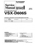 Сервисная инструкция Pioneer VSX-D606S