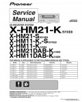 Сервисная инструкция PIONEER X-HM11, HM21