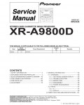 Сервисная инструкция Pioneer XR-A9800D