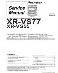 Сервисная инструкция Pioneer XR-VS55, XR-VS77