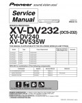 Сервисная инструкция Pioneer XV-DV232, XV-DV240, XV-DV535W