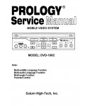 Сервисная инструкция Prology DVD-100C