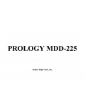 Сервисная инструкция Prology MDD-225