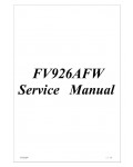 Сервисная инструкция Proview FV926AFW