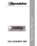 Сервисная инструкция Roadstar CD-308MP/FM