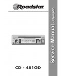Сервисная инструкция Roadstar CD-481GD