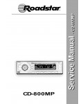 Сервисная инструкция Roadstar CD-800MP