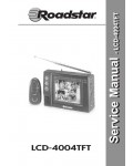 Сервисная инструкция Roadstar LCD-4004TFT