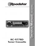 Сервисная инструкция Roadstar RC-977RD