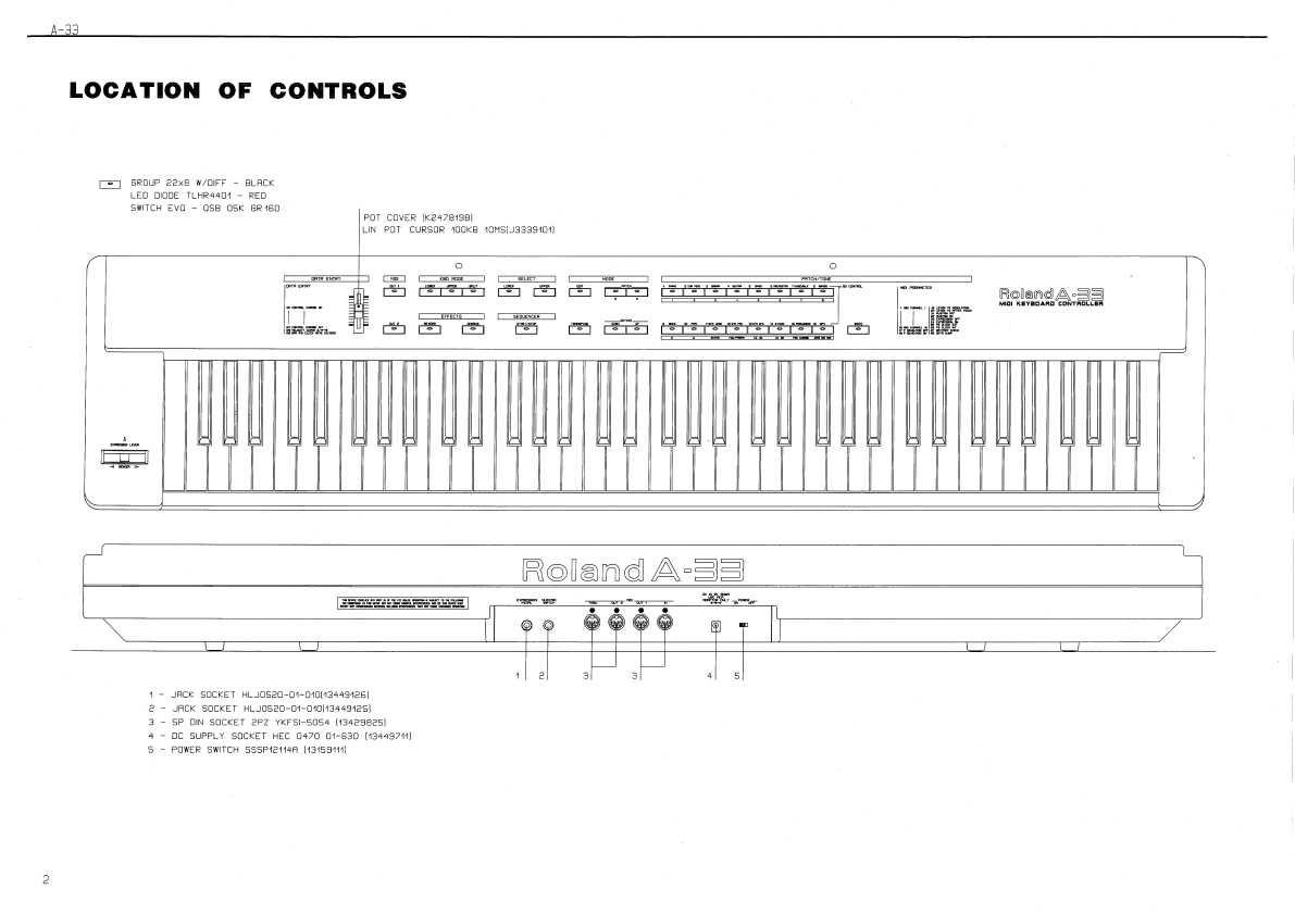 Сервисная инструкция Roland A-33