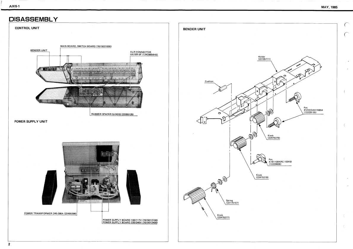 Сервисная инструкция Roland AXIS-1