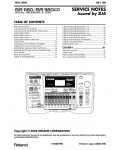 Сервисная инструкция Roland BR-1180, BR-1180CD