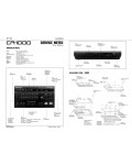 Сервисная инструкция Roland CR-1000