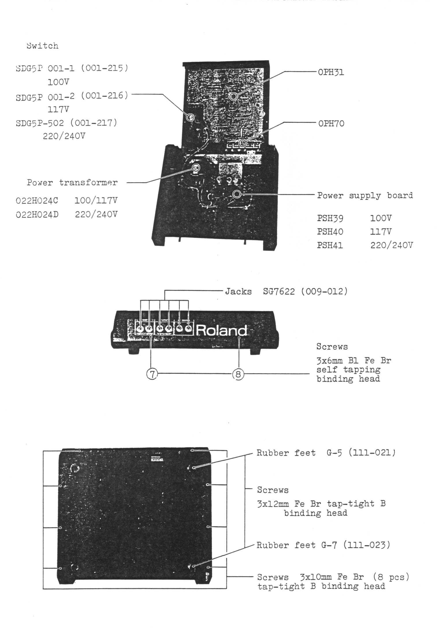 Сервисная инструкция Roland CSQ-100