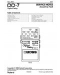 Сервисная инструкция Roland DD-7
