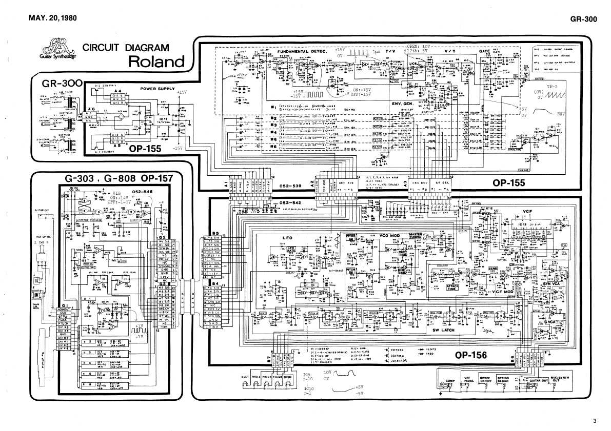 Сервисная инструкция Roland G-303, G-808, GR-300