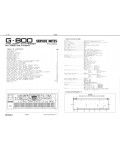 Сервисная инструкция Roland G-800