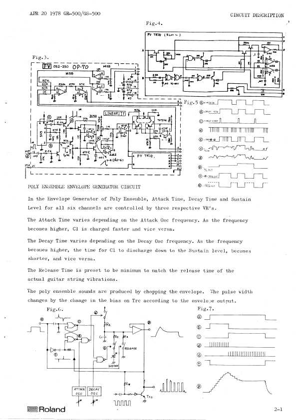 Сервисная инструкция Roland GR-500, GS-500