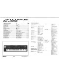 Сервисная инструкция Roland JV-1000