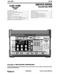 Сервисная инструкция Roland MC-09