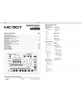 Сервисная инструкция Roland MC-307