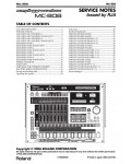 Сервисная инструкция Roland MC-808