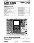 Сервисная инструкция Roland MC-909