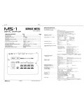 Сервисная инструкция Roland MS-1