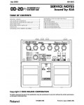 Сервисная инструкция Roland OD-20