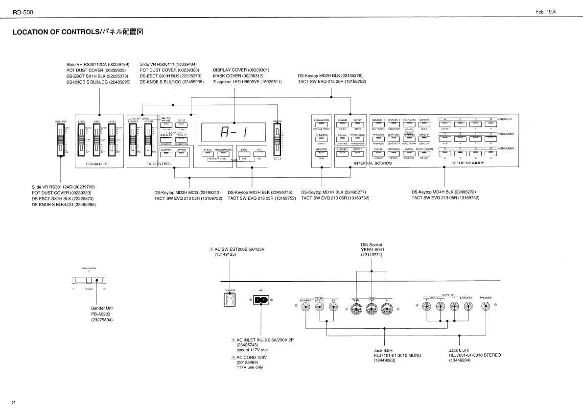 Сервисная инструкция Roland RD-500