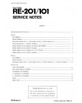 Сервисная инструкция Roland RE-101, RE-201