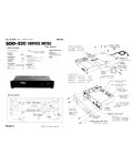 Сервисная инструкция Roland SDD-320