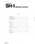 Сервисная инструкция Roland SH-1