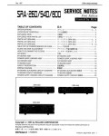Сервисная инструкция Roland SRA-260, SRA-540, SRA-800