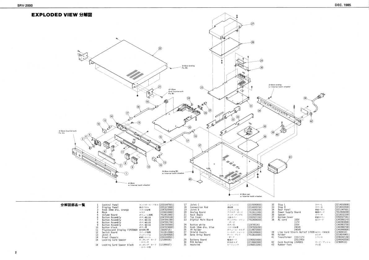 Сервисная инструкция Roland SRV-2000