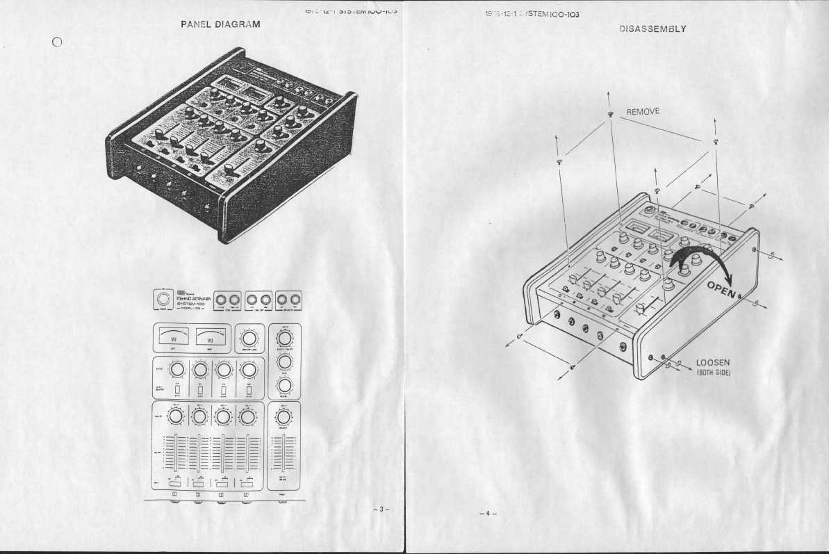 Сервисная инструкция Roland SYSTEM-100 103