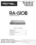 Сервисная инструкция Rotel RA-820B