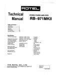 Сервисная инструкция Rotel RB-971MKII